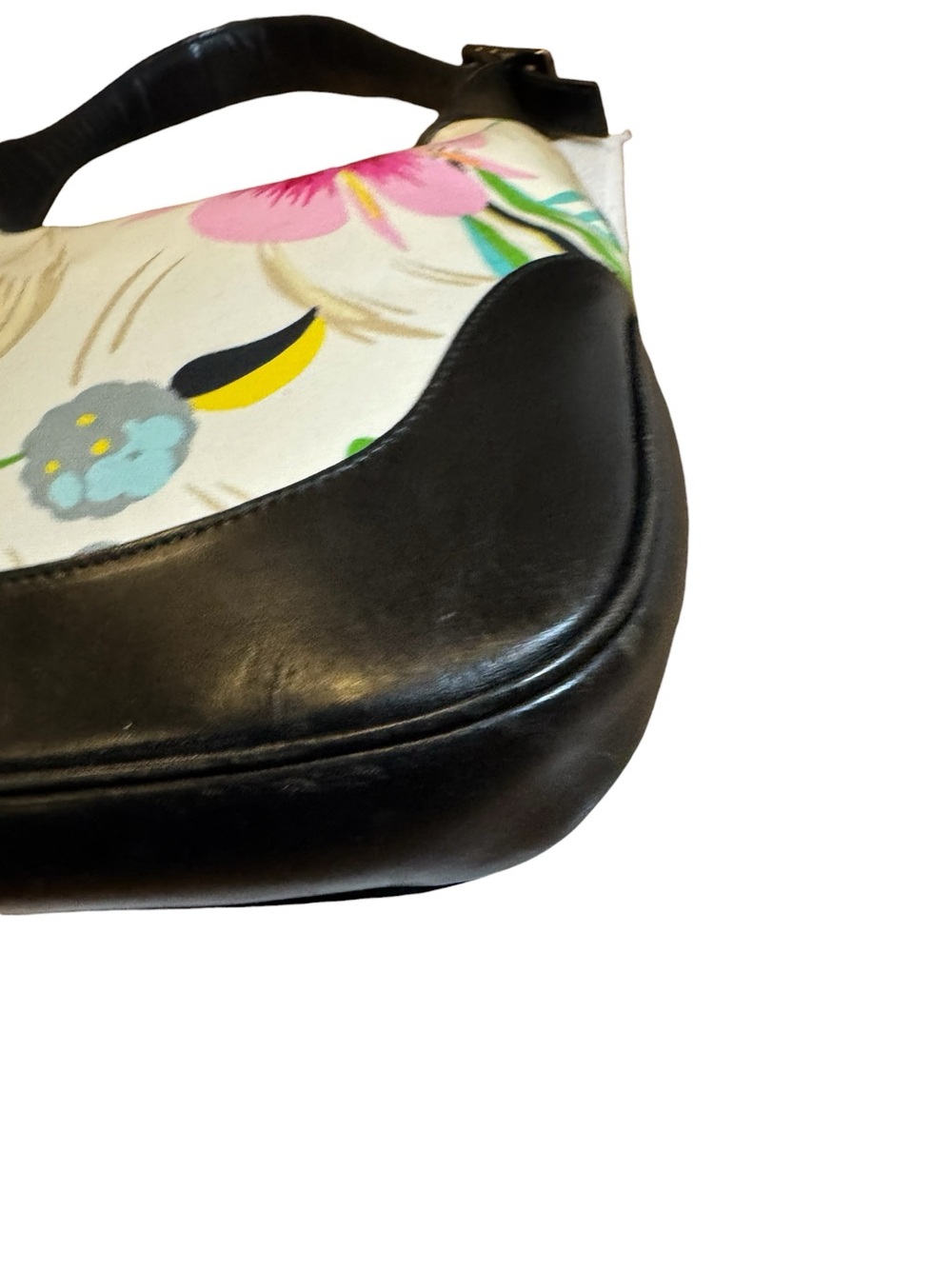 Gucci Tom Ford Multicolor Floral Print & Black Leather Jackie Hobo Shoulder Bag - Picture 10 of 16
